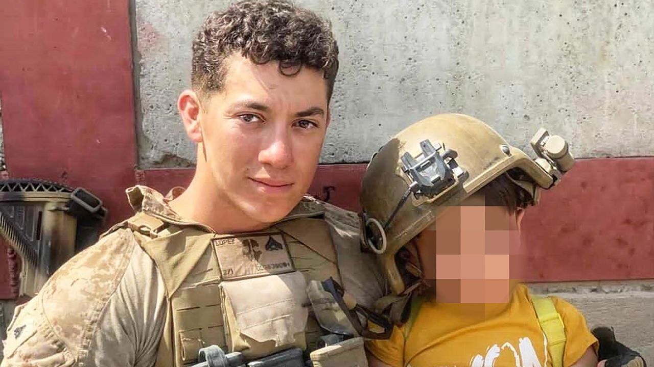 US Marine Corporal Hunter Lopez