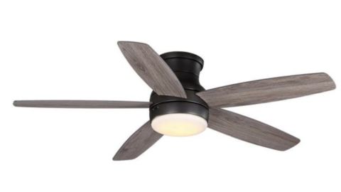 Home Decorators Collection Ashby Park Color Changing ILED Bronze Ceiling Fan with Remote Control