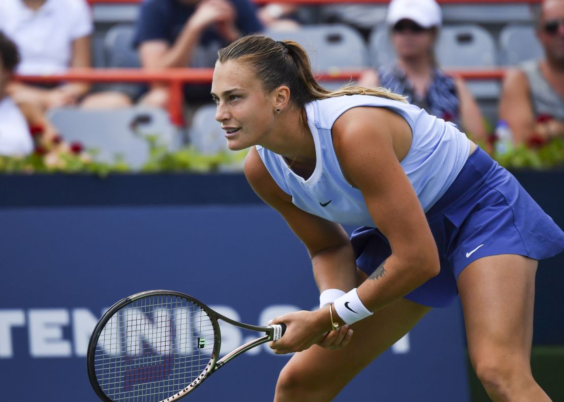 Aryna Sabalenka said back in March that she "doesn't really trust" the vaccine.