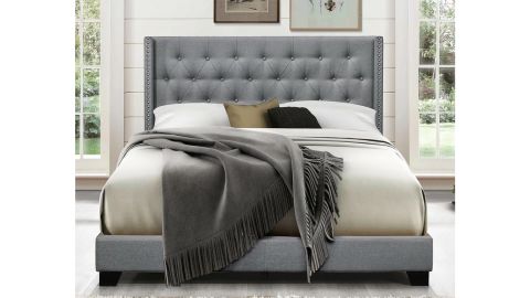 Aadvik Tufted Upholstered Low-Profile Standard Bed