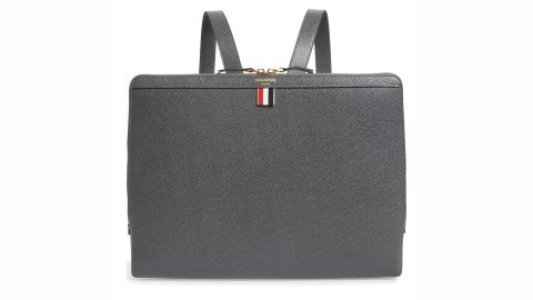 Thom Browne Document Holder Leather Backpack