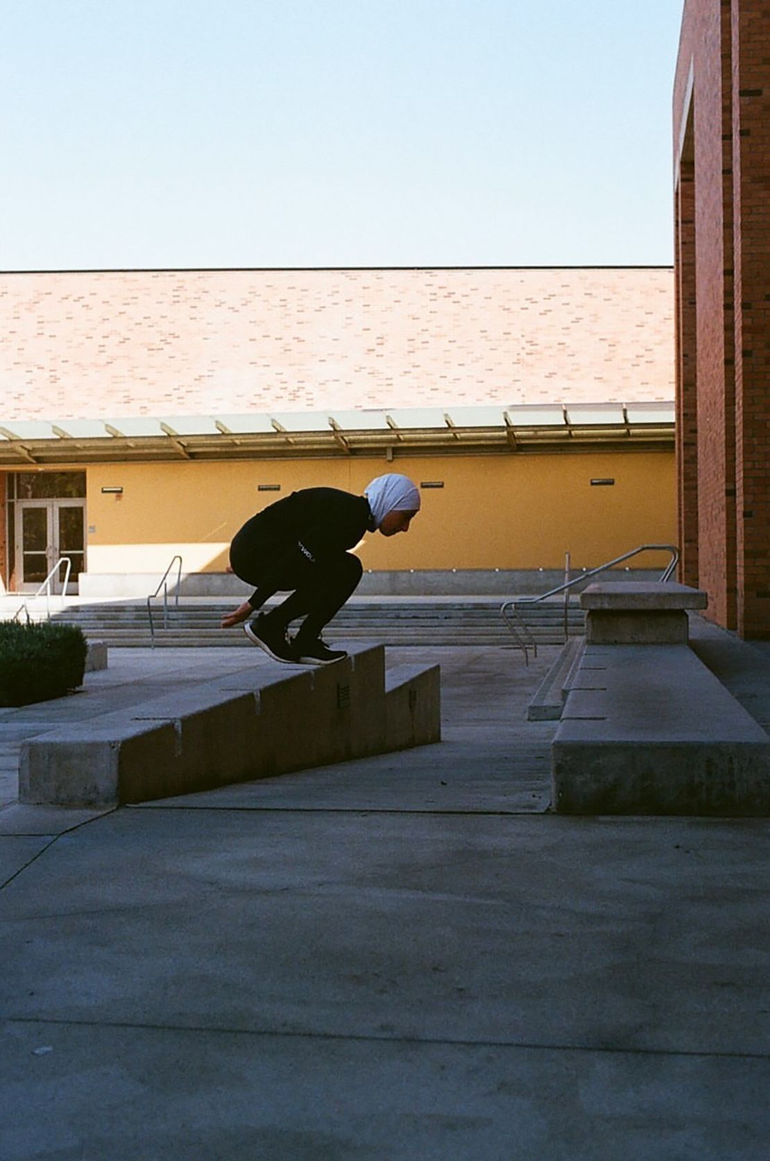 Mudallal says that by sharing her story, she wants to encourage more girls to pursue parkour.