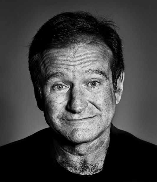 Andy Gotts' portrait of the late actor and comedian Robin Williams.