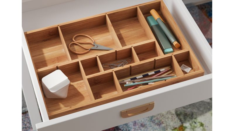 Desk deals drawer organization