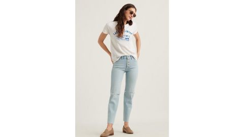 Mid Rise Authentic Straight Jean