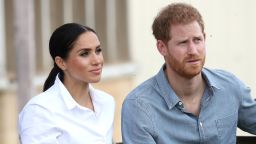 DUBBO, AUSTRALIA - OCTOBER 17:  Prince Harry, Duke of Sussex and Meghan, Duchess of Sussex visit a local farming family, the Woodleys, on October 17, 2018 in Dubbo, Australia. The Duke and Duchess of Sussex are on their official 16-day Autumn tour visiting cities in Australia, Fiji, Tonga and New Zealand.  (Photo by Chris Jackson - Pool/Getty Images)