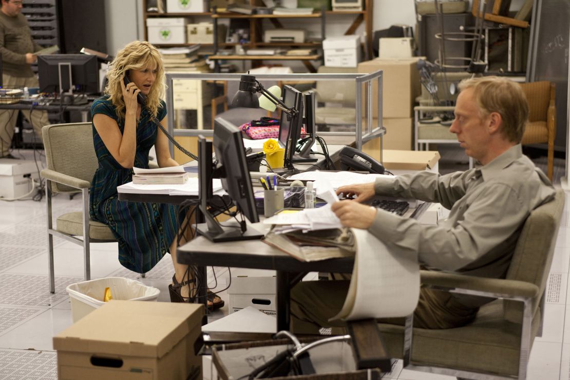 Laura Dern and Mike White in 'Enlightened' (2011).