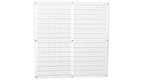 Wall Control White Metal Pegboard Pack