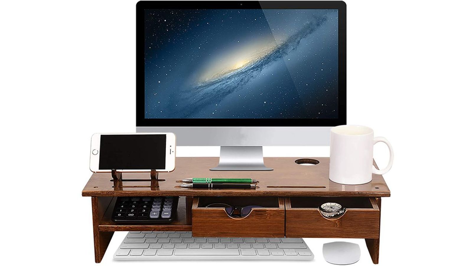 iStick-Multifunction-Desktop-Organizer  Desktop organization, Desk  organization, Cool office gadgets