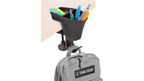 Stand Steady 3-in-1 Clamp-On Desk Organizer