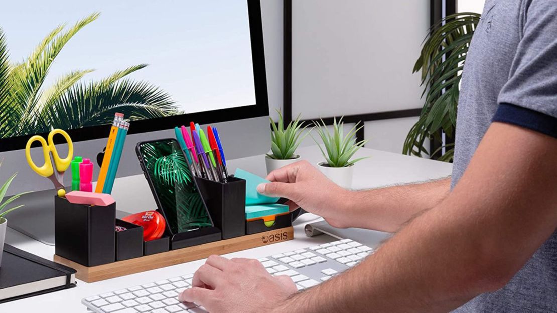 5 Piece Cute Office Desk Organizer Set Desktop Accessories for