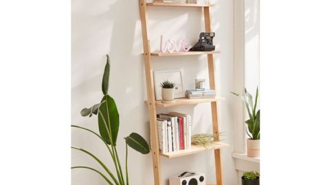 Tilted bookshelf