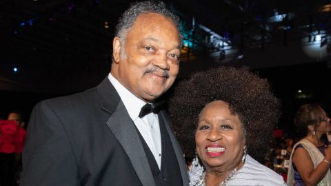 Jesse Jackson and his wife Jacqueline Brown attend the Phoenix Dinner for the 48th Annual Congressional Black Caucus Foundation on September 15, 2018 in Washington, DC. 