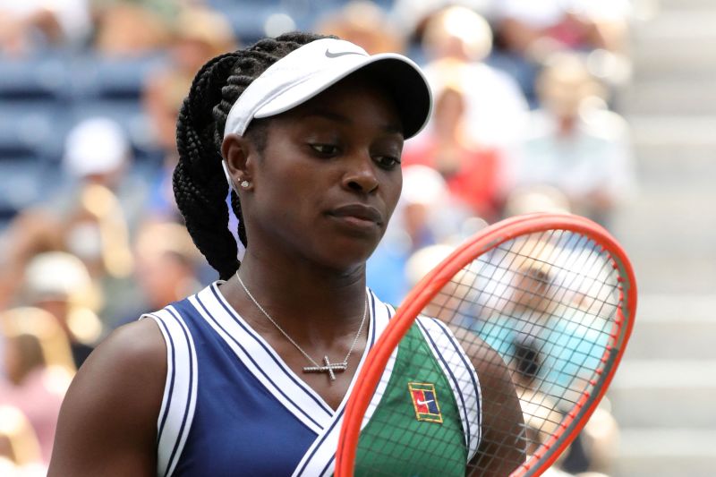 Sloane Stephens says she received more than 2,000 messages of