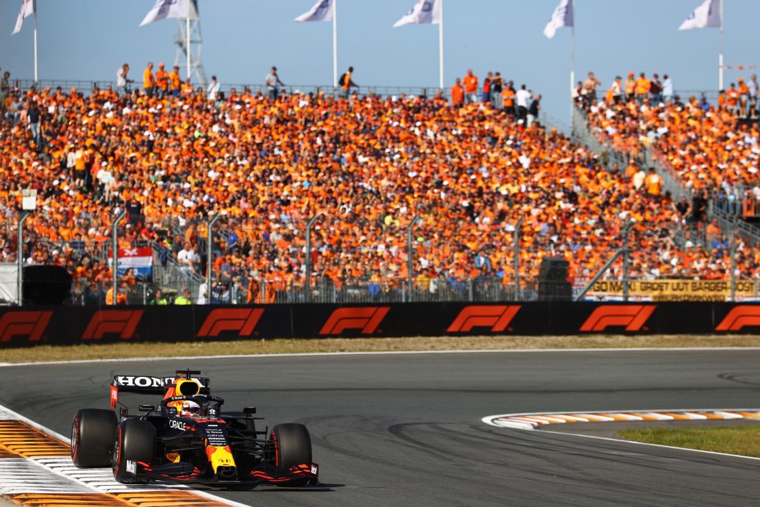 Verstappen had the backing of passionate home support at Zandvoort.