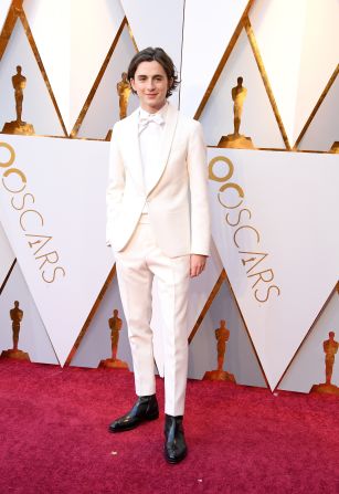 The year 2018 was a pivotal one for Chalamet's wardrobe as he began regularly wearing Berluti, a label then helmed by his close friend Haider Ackermann.