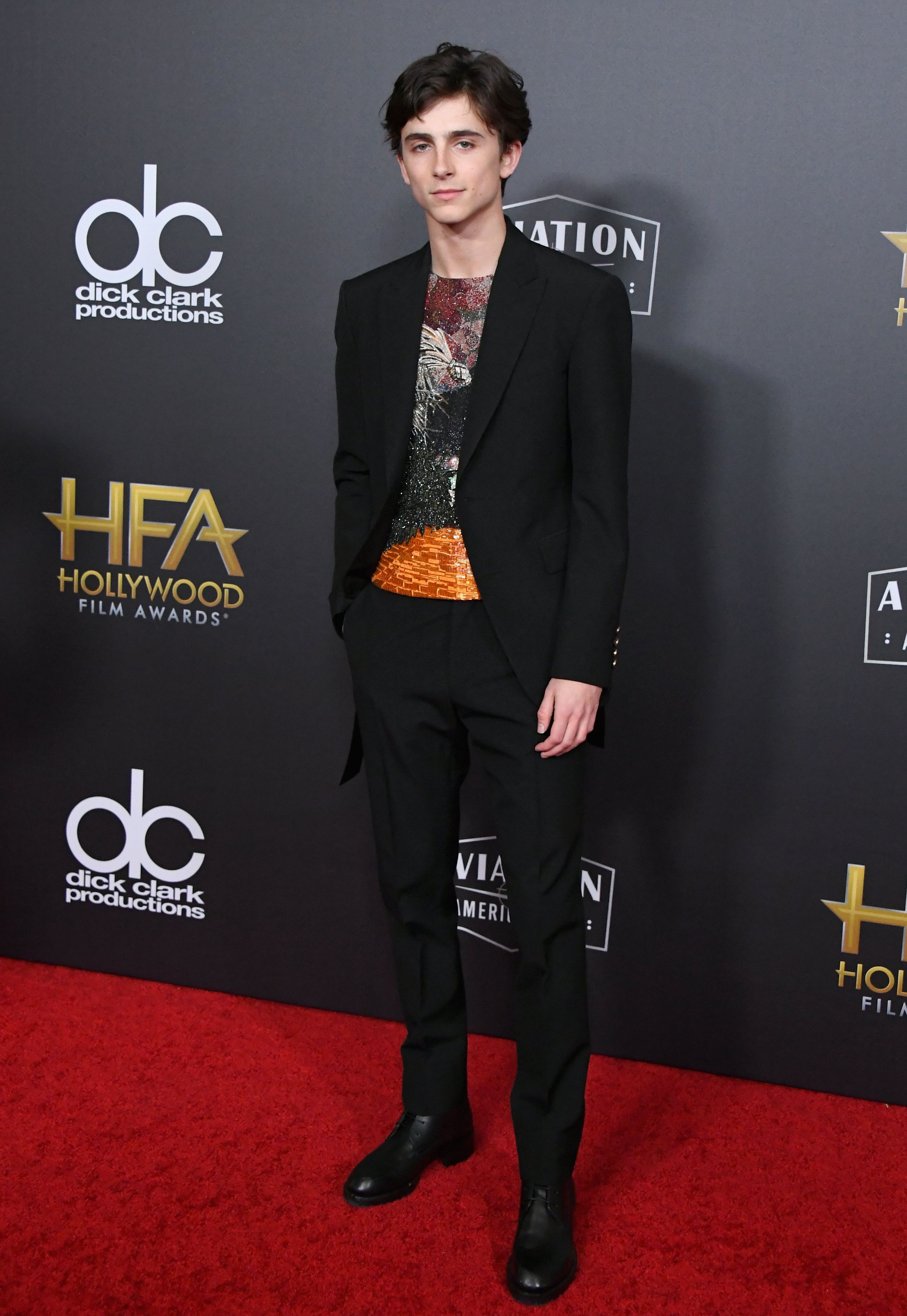 Timothée Chalamet Shakes up the Red Carpet with a High-Fashion