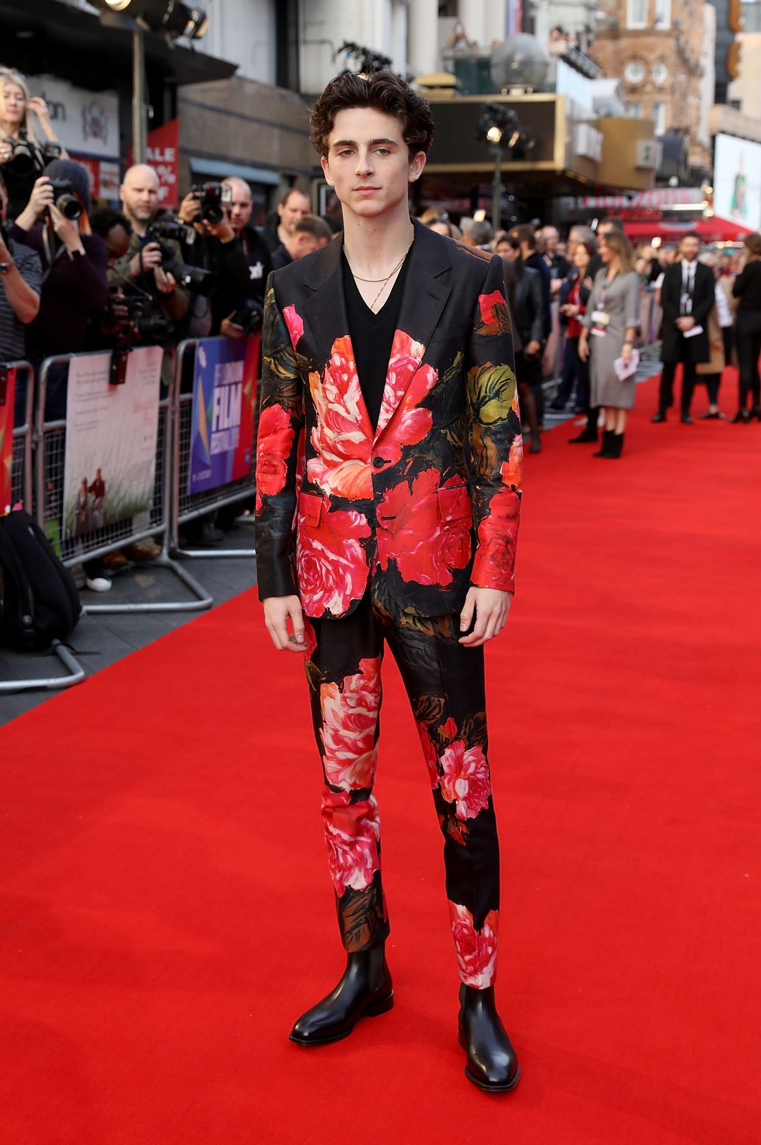 Timothée Chalamet Shakes up the Red Carpet with a High-Fashion
