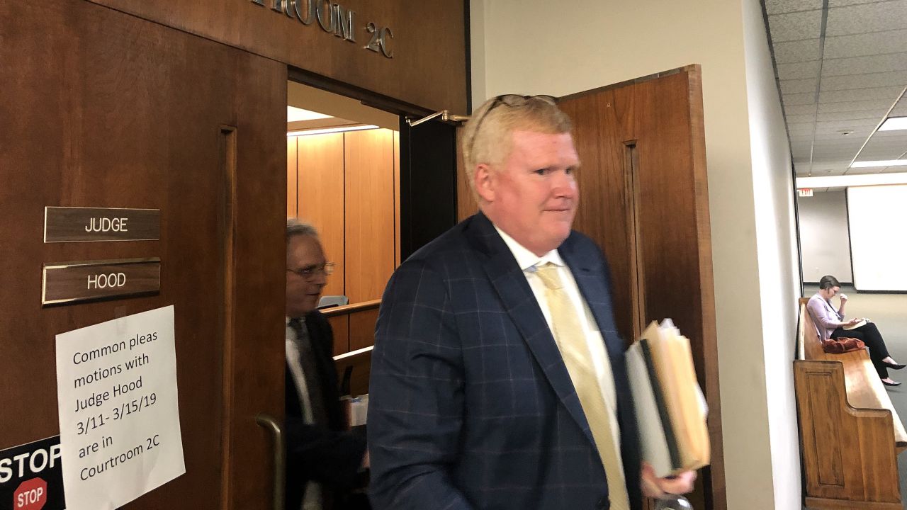Alex Murdaugh is seen leaving a court hearing in 2019.