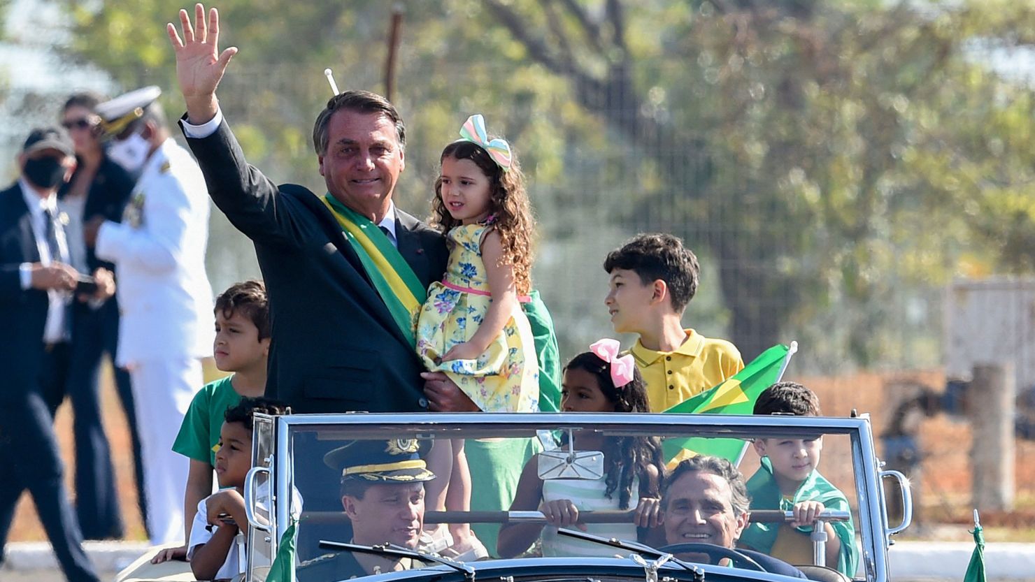 Brazilian President Jair Bolsonaro called huge rallies for the country's independence day, seeking to fire up his far-right base. 