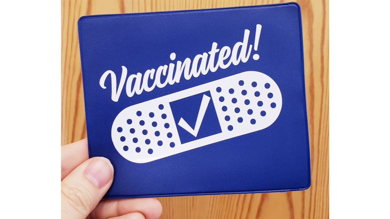 FairyDustDecals Covid-19 Vaccine Card Protective Sleeve