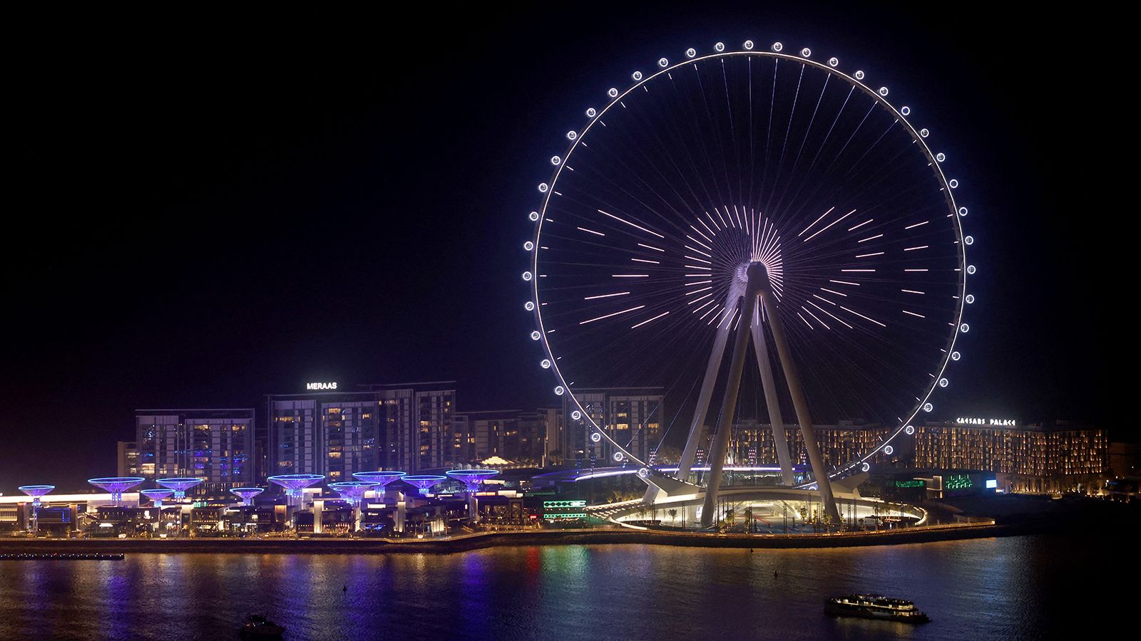 Thinking of traveling to Dubai on vacation? Here are just few of the attractions on offer. You could <strong>go on a round trip on Ain Dubai </strong>--<strong> </strong>the world's tallest Ferris wheel at <a href="index.php?page=&url=https%3A%2F%2Fcnn.com%2Ftravel%2Farticle%2Fain-dubai-worlds-largest-observation-wheel%2Findex.html" target="_blank">250 meters</a> (820 feet) high. Opened in October 2021, Ain Dubai is offering a range of tickets, including shared or private cabins, along with "social cabins" where drinks are served on the roughly 40-minute journey. Prices start at <a href="index.php?page=&url=https%3A%2F%2Fwww.aindubai.com%2Fen%2Fobservation-cabins" target="_blank" target="_blank">130 AED </a>($36). 