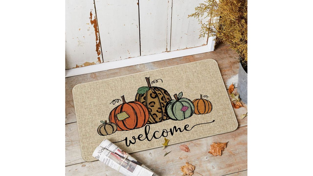 Artoid Mode Pumpkin Welcome Decorative Doormat