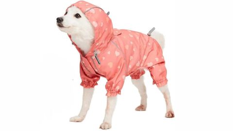 Blueberry Pet Lightweight Reflective Dog Raincoat