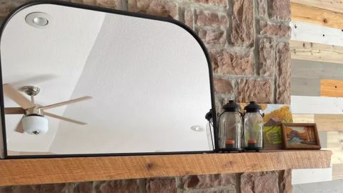 Project 62 Over the Mantel Mirror Natural MDF Back