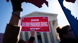 WASHINGTON, DC - MARCH 26:  A Fair Maps Rally was held in front of the U.S. Supreme Court on Tuesday, March 26, 2019 in Washington, DC. The rally coincides with the U.S. Supreme Court hearings in landmark redistricting cases out of North Carolina and Maryland. The activists sent the message the the Court should declare gerrymandering unconstitutional now. (Photo by Sarah L. Voisin/The Washington Post via Getty Images)