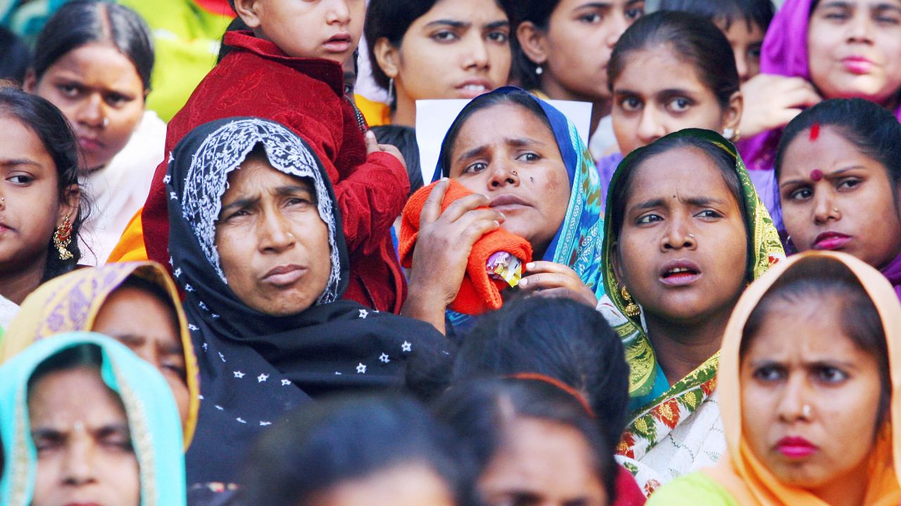 Indian Dalit Christian and Muslim women attend a 2007 rally in New Delhi against the National Commission for Scheduled Castes and Scheduled Tribes after it rejected special dispensation for non-Hindu Dalits.