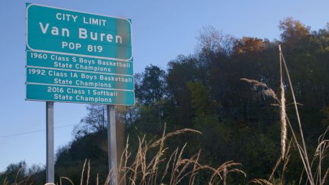 Van Buren is situated in the Ozark Mountains of Missouri.