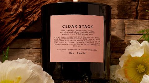 Boy Smells Cedar Stack Scented Candle