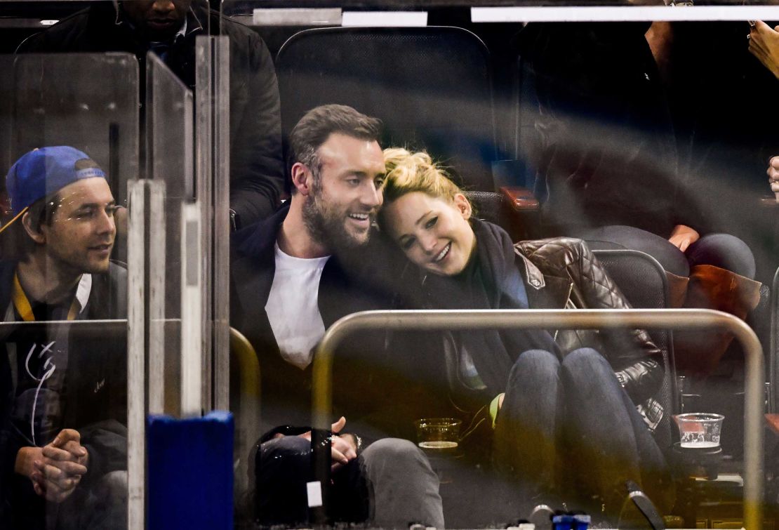 The couple, pictured here at an ice hockey match November 2018, wed in 2019.