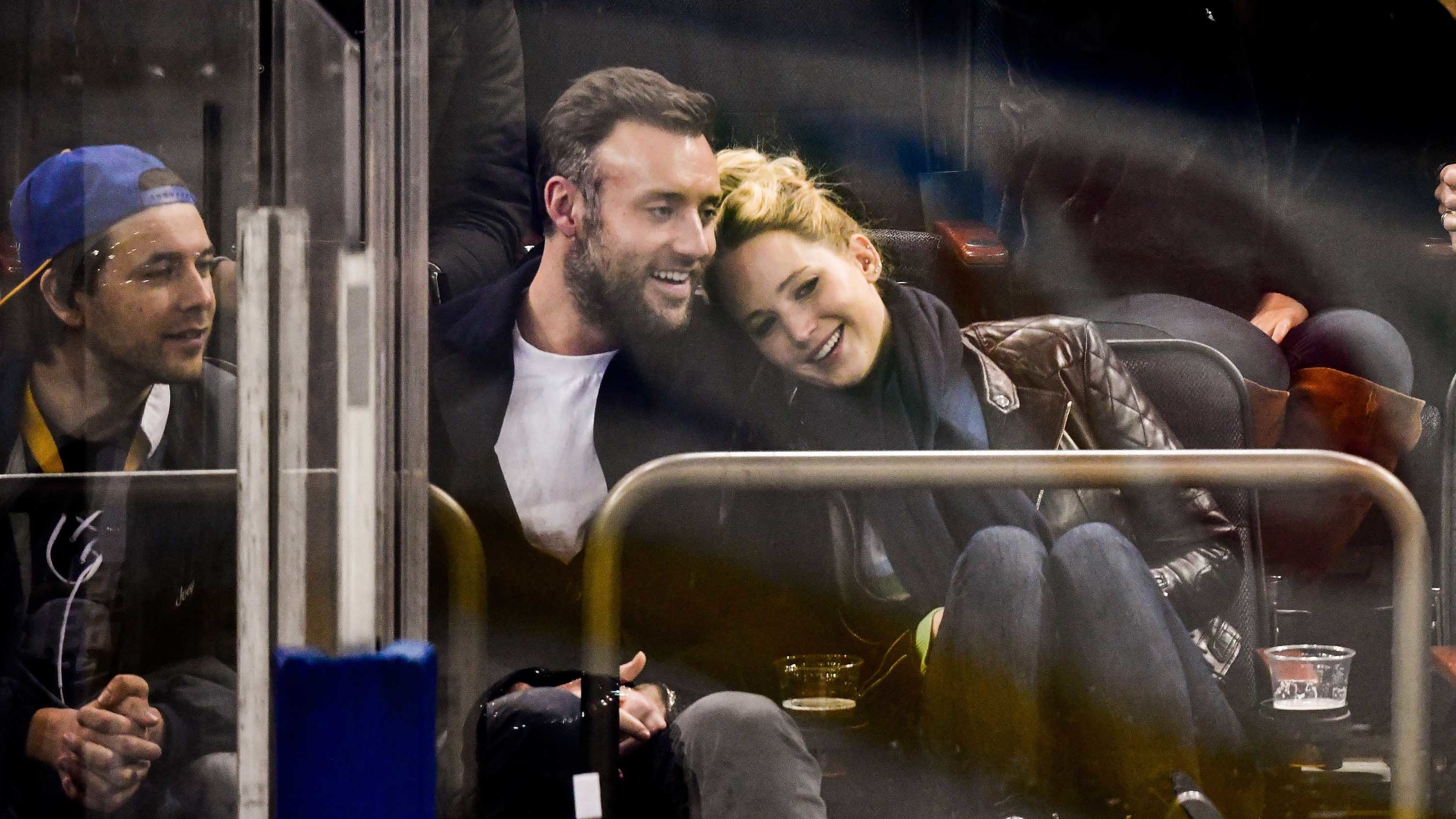 The couple, pictured here at an ice hockey match November 2018, wed in 2019.