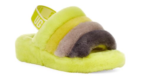 Ugg Fluff Yeah Genuine Shearling Slingback Sandal