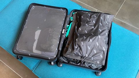 best checked luggage away open
