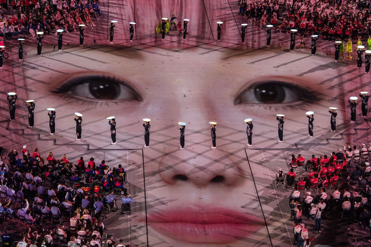 People perform during the closing ceremony of the Paralympic Games in Tokyo on Sunday, September 5. <a href="http://www.cnn.com/2021/08/24/sport/gallery/paralympics-tokyo-best-photos/index.html" target="_blank">See the best photos from the Paralympics</a>