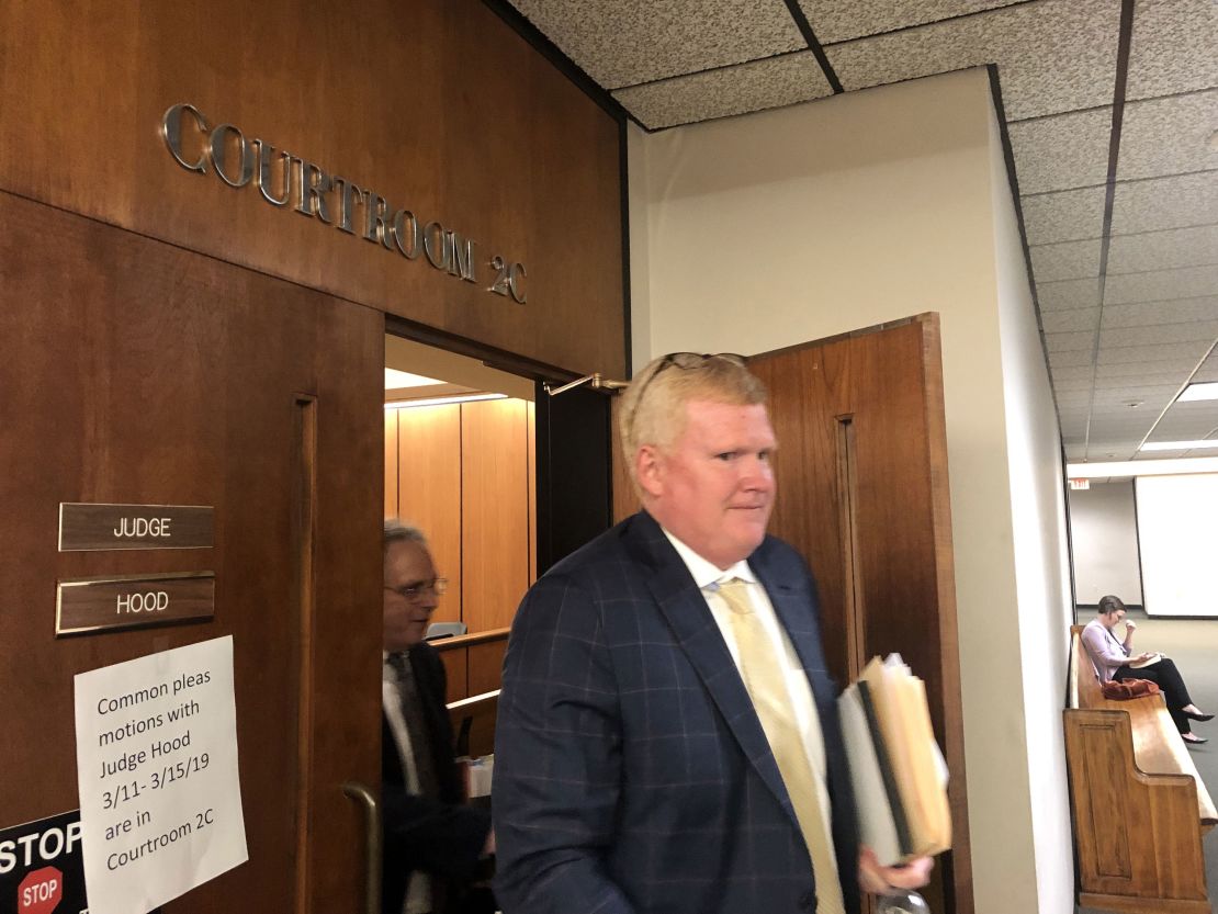 Alex Murdaugh leaves a hearing in a personal injury lawsuit at the Richland County Courthouse in March 2019.