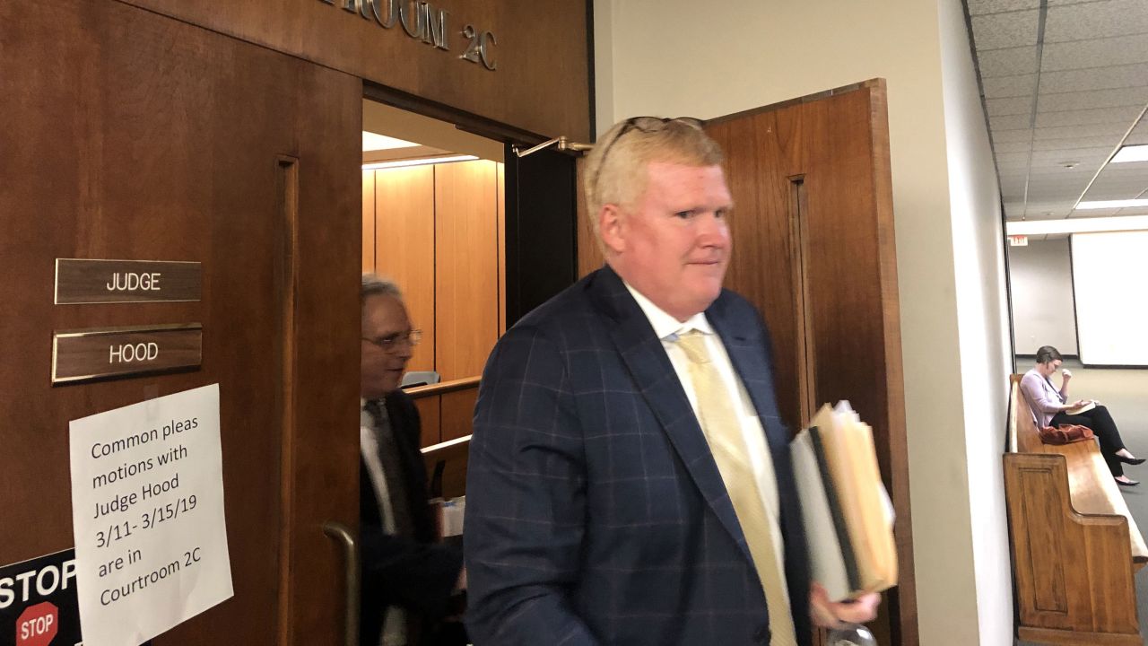 Alex Murdaugh leaves a hearing in a personal injury lawsuit at the Richland County Courthouse in March 2019.