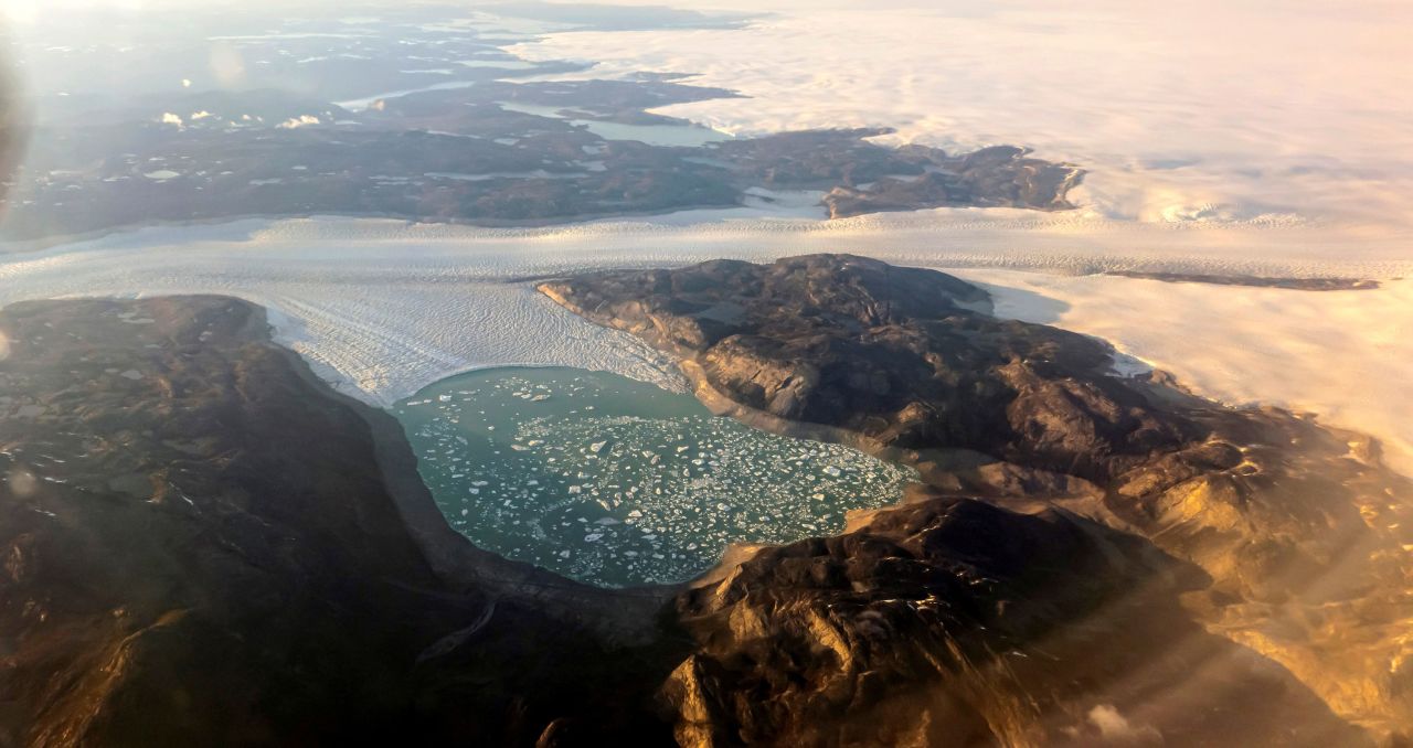 Melting glacier ice is seen near Nuuk, Greenland, on Saturday, September 4. <a href="http://www.cnn.com/2021/09/02/world/gallery/photos-this-week-august-26-september-2/index.html" target="_blank">See last week in 28 photos</a>