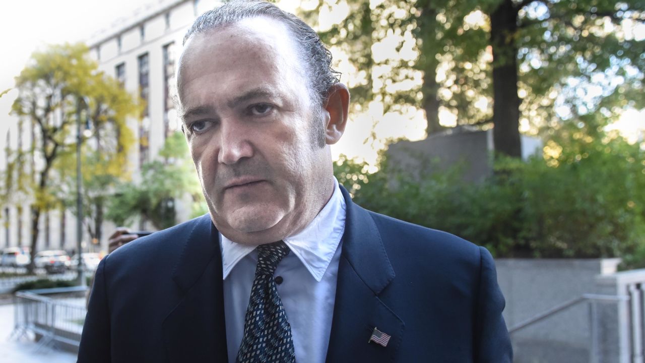 Igor Fruman arrives at federal court for an arraignment hearing on October 23, 2019 in New York City. 