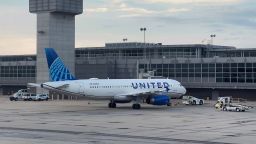 A United Airlines Airbus 320-232 is seen parked at Dulles Washington International Airport (IAD), in Dulles, Virginia on August 14, 2021.