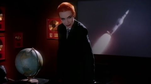 The sweet video dreams of the Eurythmics from British pop duo Annie Lennox and Dave Stewart were captivating.