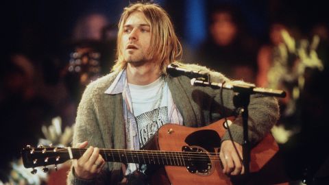 Kurt Cobain and his fuzzy cardigan forever. Nirvana's performance on "Unplugged" was recorded in 1993 -- just five months before Cobain's death. It was one of his last televised performances and it was beautiful.