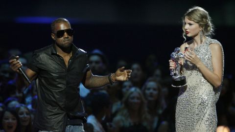 That awkward moment when Kanye West interrupted Taylor Swift's acceptance speech at the 2009 VMAs sparked years of social media feuds and several notable song lyrics.