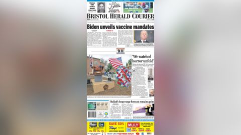 11 US local newspapers 0911 20th anniversary RESTRICTED
