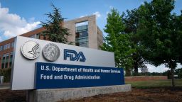 WHITE OAK, MD - JULY 20: A sign for the Food And Drug Administration is seen outside of the headquarters on July 20, 2020 in White Oak, Maryland. 