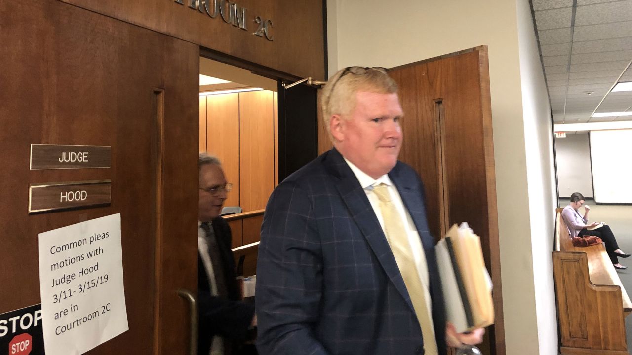 Alex Murdaugh, the fourth generation of a powerful South Carolina dynasty, leaves a hearing in a personal injury lawsuit at the Richland County Courthouse.