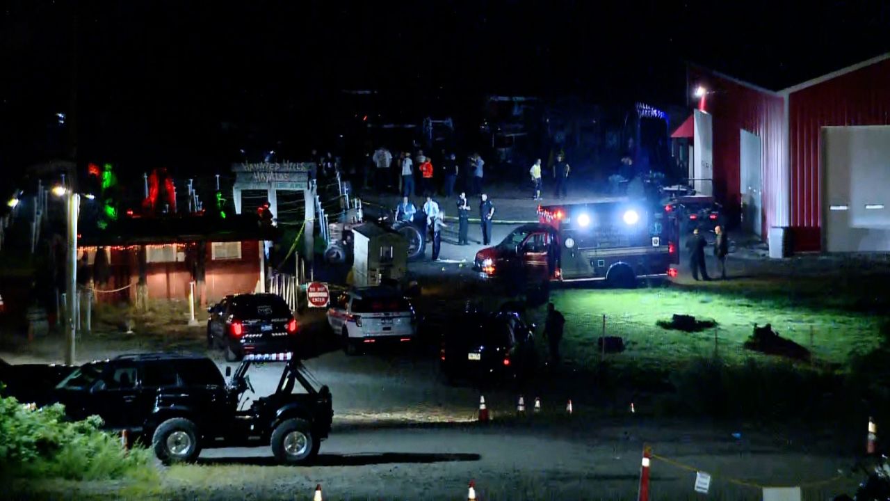 Two teenagers were shot at the Haunted Hills Hayride in Pennsylvania on Saturday night.